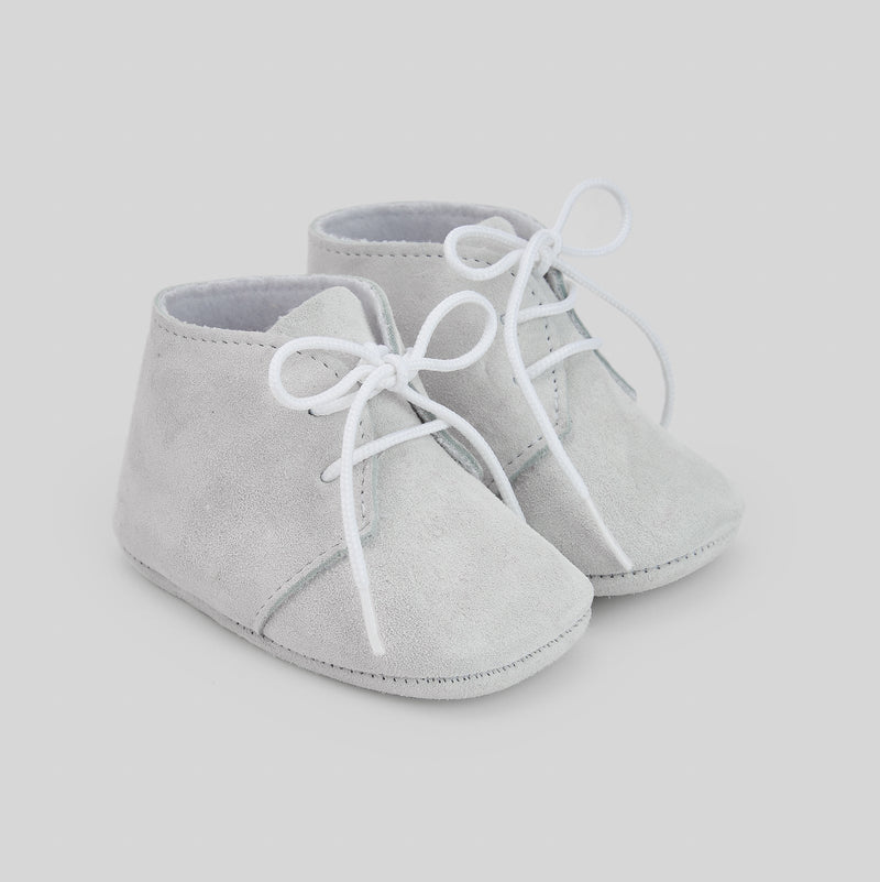 Paz Rodriguez Woven Newborn Boy Shoes Esencial - Crudo