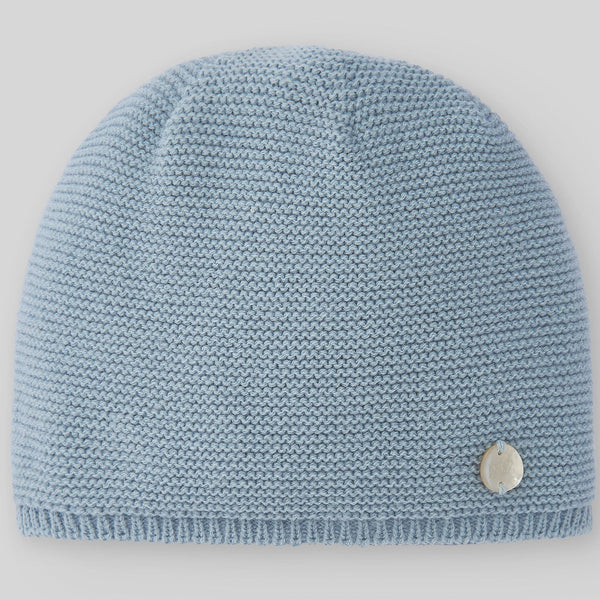 Paz Rodriguez Knit Newborn Hat Esencial - Blue Sunset