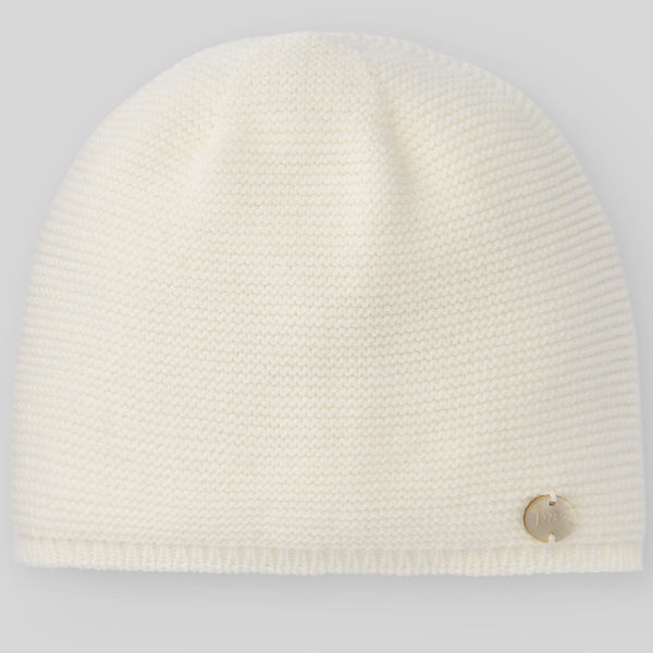 Paz Rodriguez Knit Newborn Hat Esencial - Cream