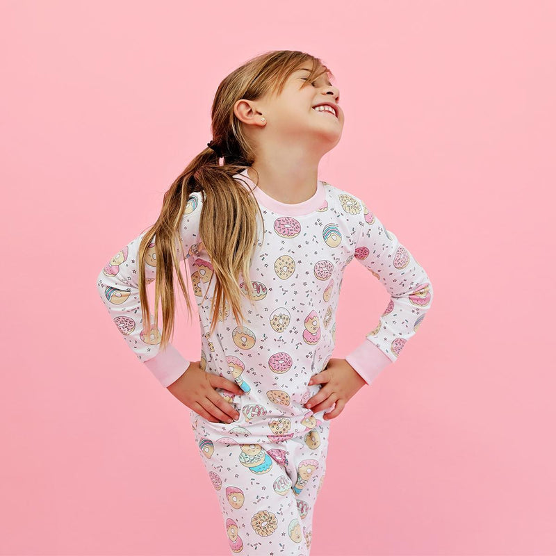 Noomie Pajama 2 Pieces Pink Donuts