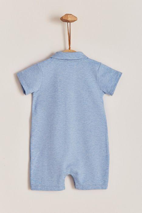 Babycottons Pima Colors Joseph Playsuit Light Blue