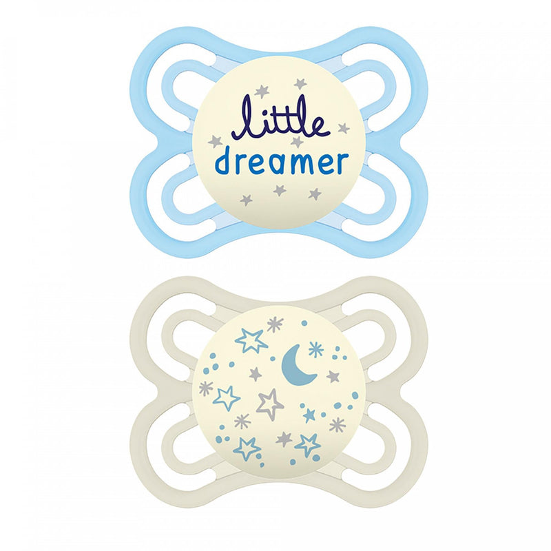 MAM Perfect Night Pacifier, 0-6 Months, 2-pack - Luna Baby Modern Store