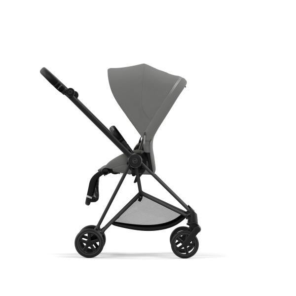 Cybex Mios 3 Stroller - Matte Black/Black Frame and Soho Grey Seat Pack