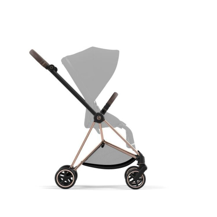 Cybex Mios 3 Stroller Frame - Rose Gold/Brown