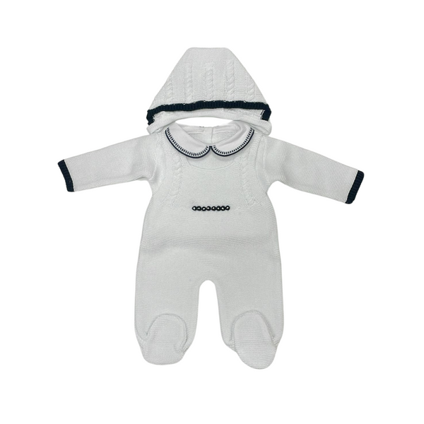 Luna Baby Knit Set Newborn - White