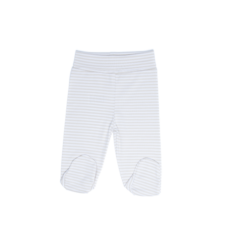 Pima Lima High Waist Footed Pants Stripes