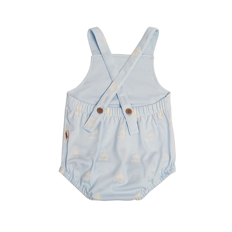 Pima Lima Baby Rompers Summer Hut - Blue