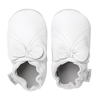 Bobux White Bow - Medium - Luna Baby Modern Store