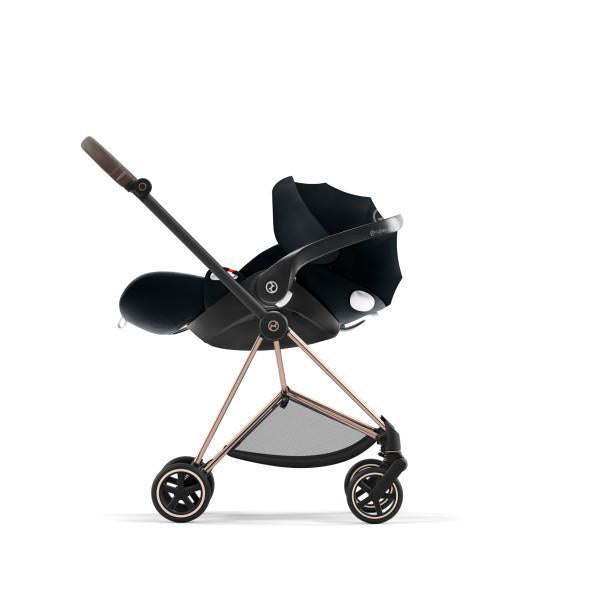 Cybex Mios 3 Stroller - Rose Gold/Brown Frame and Soho Grey Seat Pack