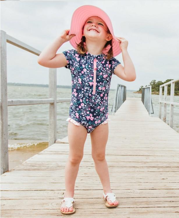 Ruffle Butts Swim Hat Pink