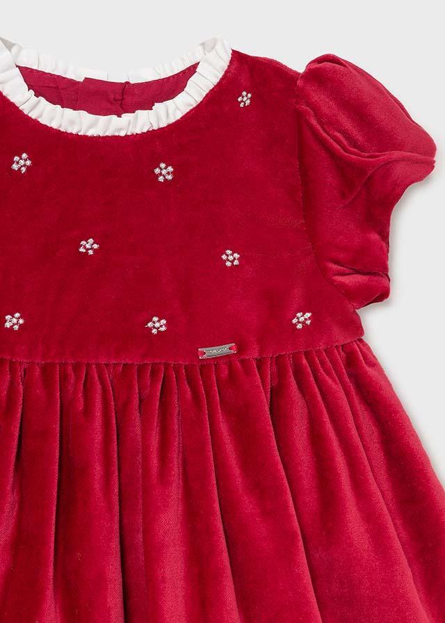 Mayoral Velvet Dress Baby girl