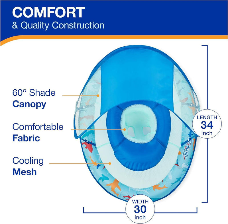 Swimways Baby Spring Float Sun Canopy - Shark