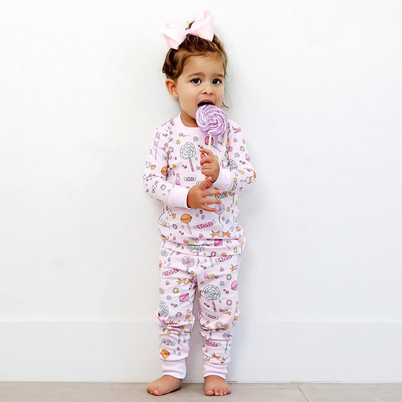 Noomie Pajama 2 Pieces Lollipops Pink