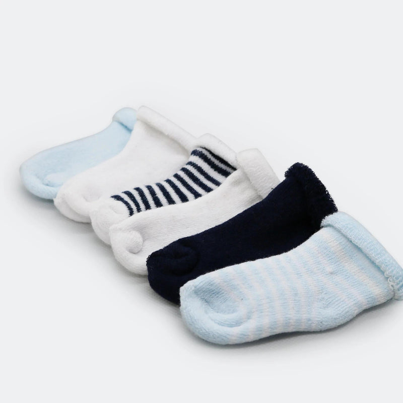 Kushies Baby Boy Terry Socks 6 Pack