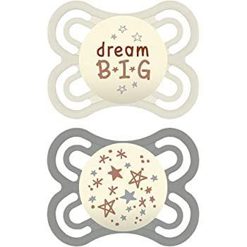 MAM Perfect Night Pacifier, 0-6 Months, 2-pack - Luna Baby Modern Store