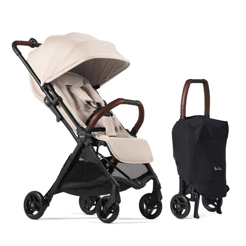 Silver Cross Jet 5 Compact Stroller - Almond White