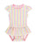 Rainbow Stripe Peplum