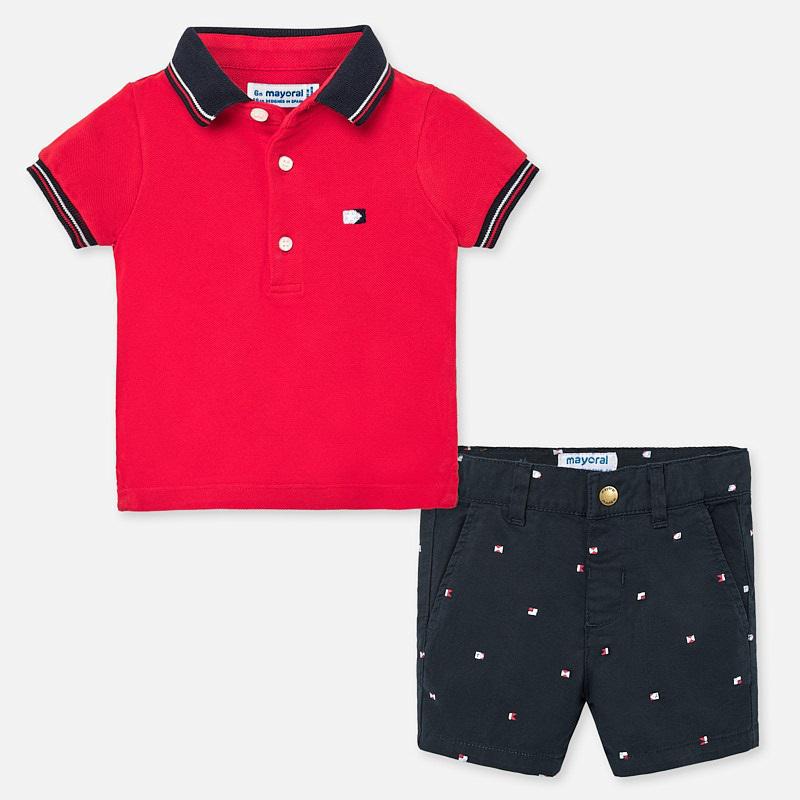 Mayoral Printed Polo Short Set - Luna Baby Modern Store