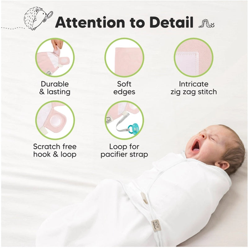 3pk Soothe Baby Swaddles 0-3 Months, Sleep Sack For Newborns Daffodil