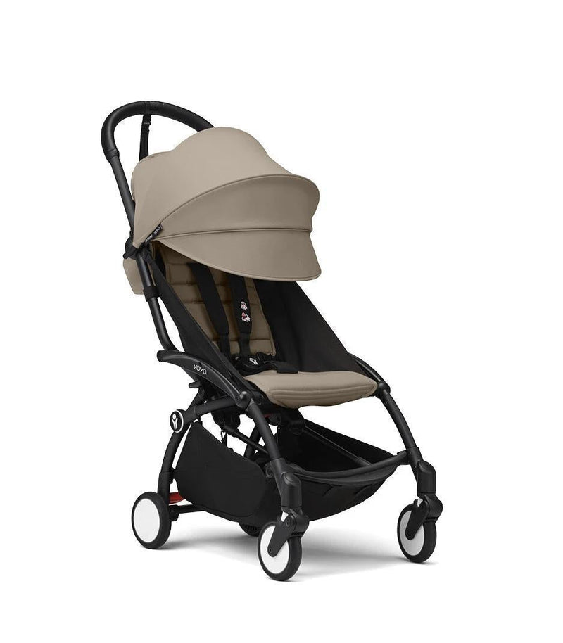 Stokke YOYO³ Stroller - Taupe On Black