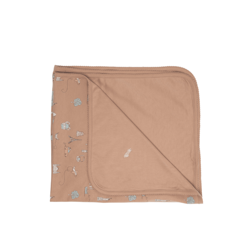 Pima Lima Baby Blanket Travel - Latte