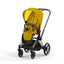 Cybex Priam 4 Stroller - Rose Gold/Brown Frame and Mustard Yellow Seat Pack