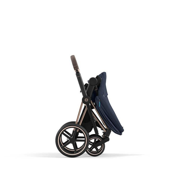 Cybex Priam 4 Complete Stroller Rose Gold Nautical Blue