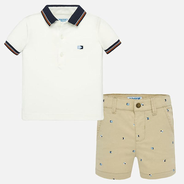 Mayoral Printed Polo Short Set - Luna Baby Modern Store