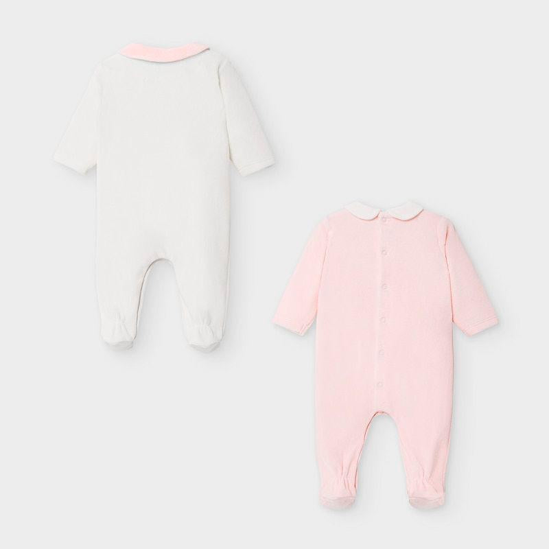 Mayoral Set Of 2 Sleepwear Onesies Baby Girl - Luna Baby Modern Store