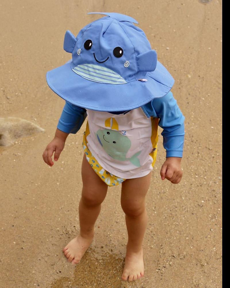 Zoocchini UPF50+ Baby Swim Diaper & Sun Hat Set - Luna Baby Modern Store