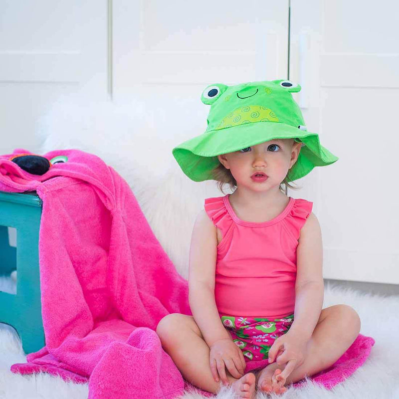 Zoocchini UPF50+ Baby Swim Diaper & Sun Hat Set - Luna Baby Modern Store