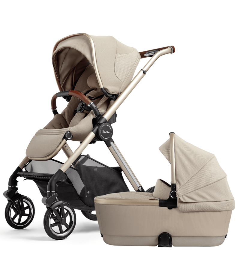 Silver Cross Reef 2 Stroller & Bassinet Bundle - Stone