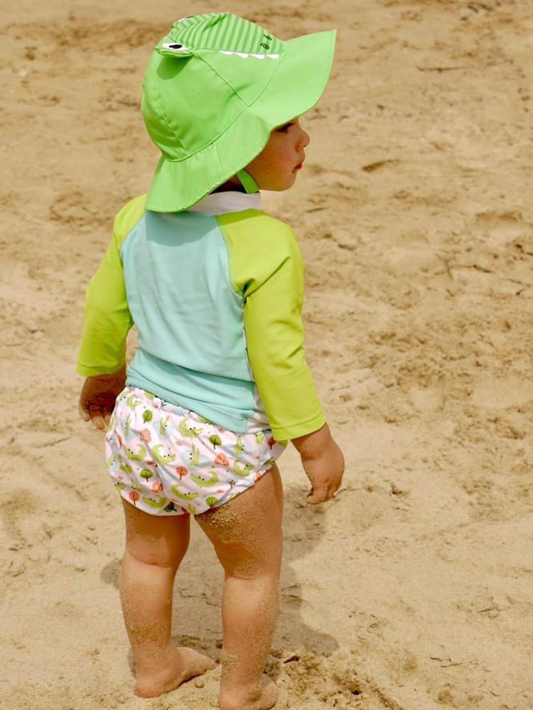 Zoocchini UPF50+ Baby Swim Diaper & Sun Hat Set - Luna Baby Modern Store