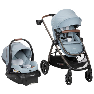 Maxi Cosi Zelia™² Luxe 5-in-1 Modular Travel System - New Hope Grey - Luna Baby Store Miami