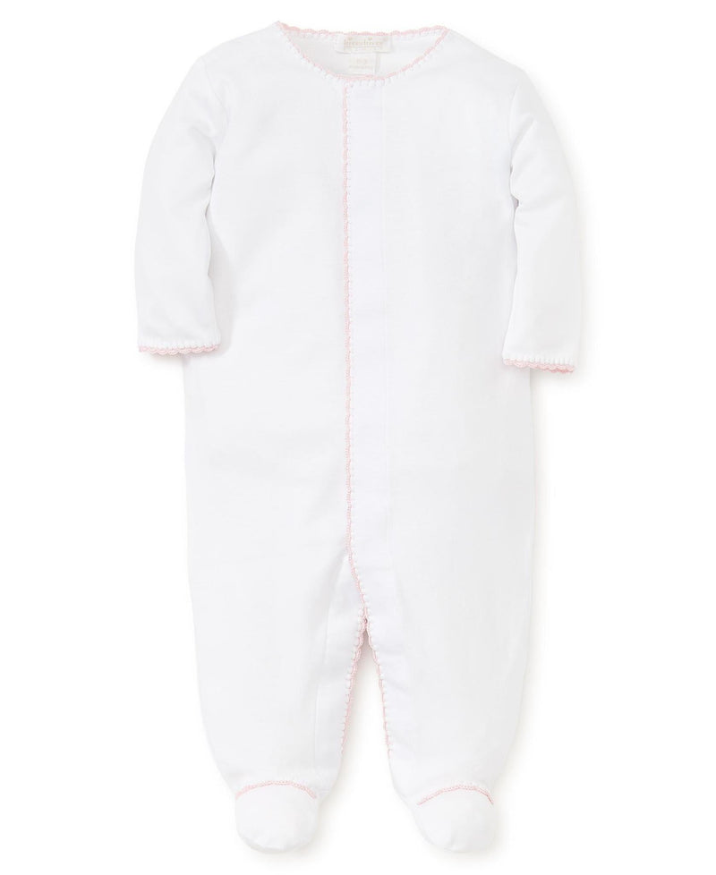 Kissy Kissy New Premier Basics Footie - White/Pink