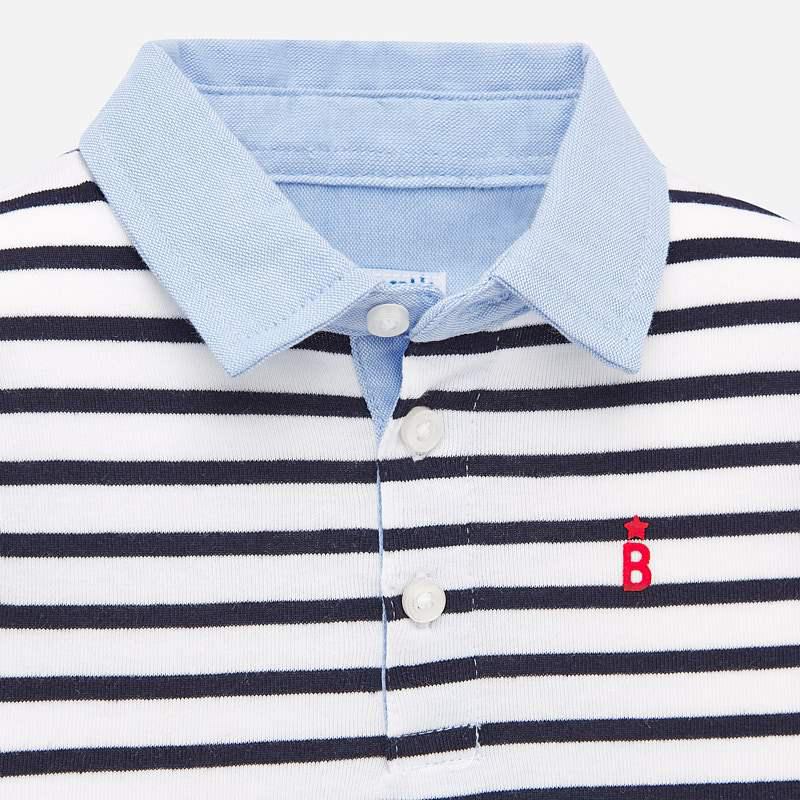 Mayoral Stripes S/s Polo - Luna Baby Modern Store