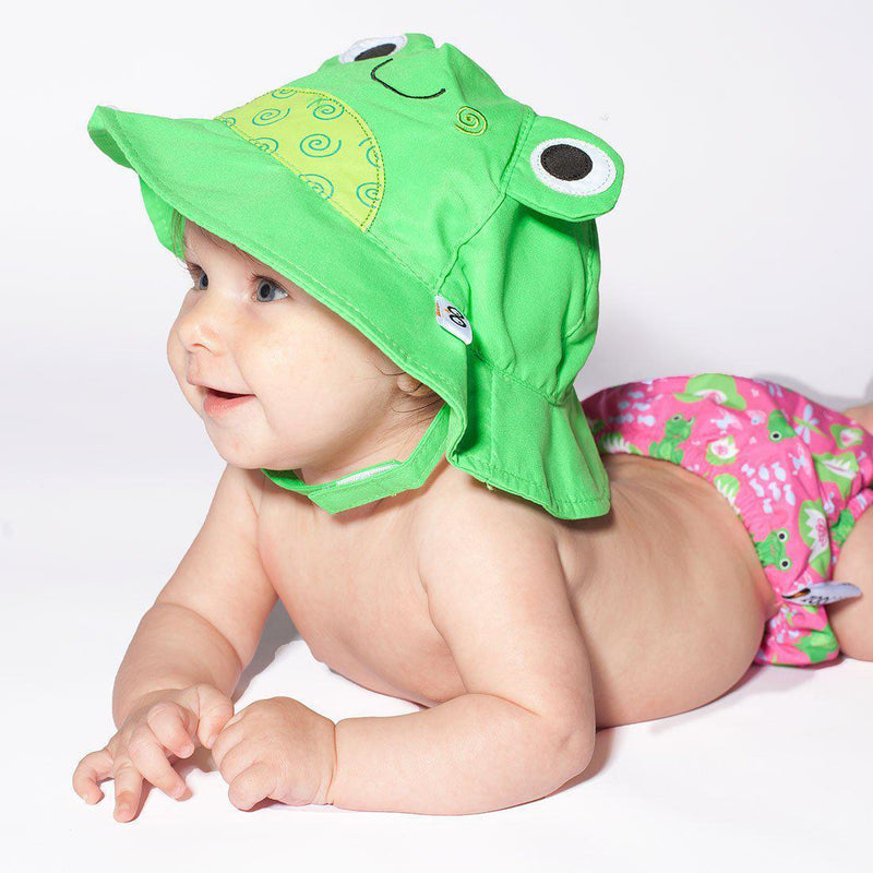 Zoocchini UPF50+ Baby Swim Diaper & Sun Hat Set - Luna Baby Modern Store