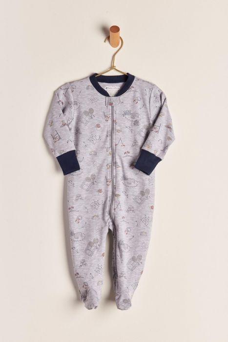 Babycottons Sports Footed Pajama