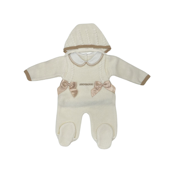 Luna Baby Knit Set Newborn - Beige