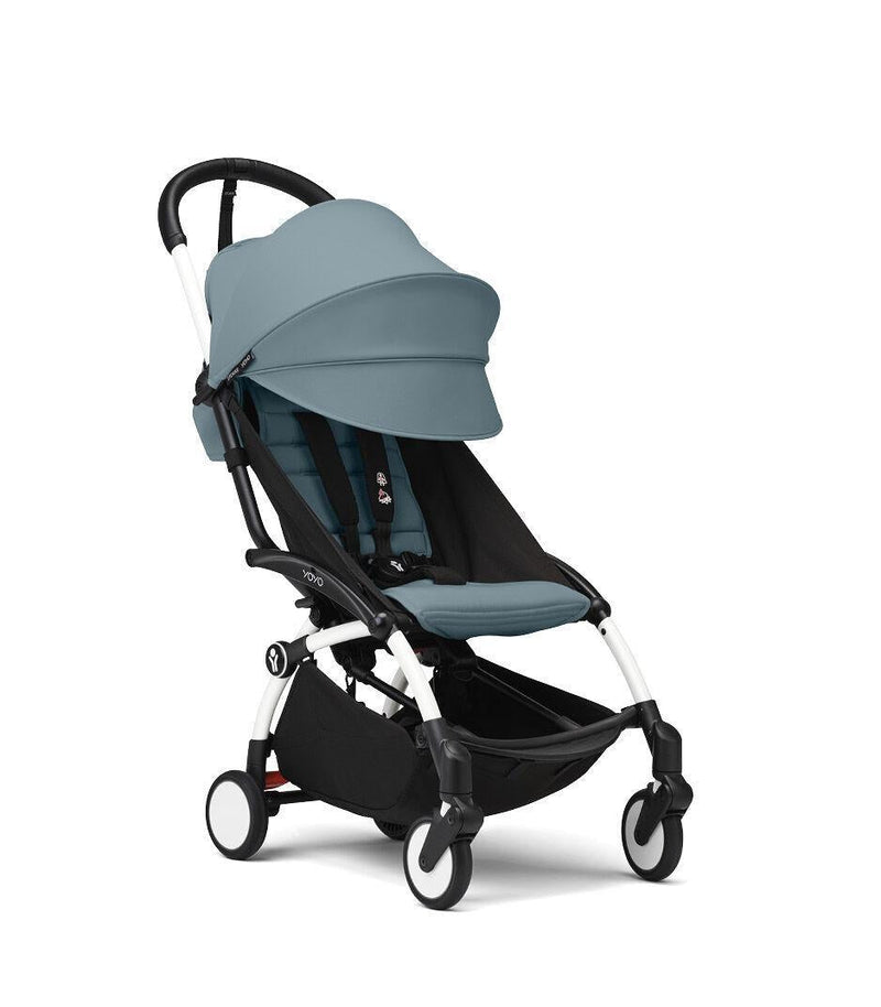 Stokke YOYO³ Stroller - Aqua On White