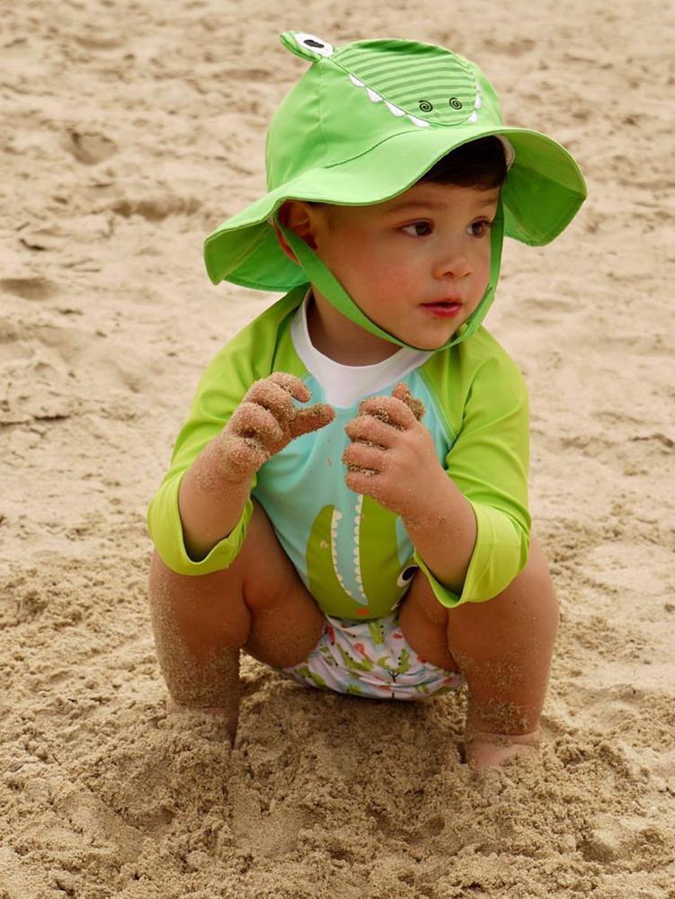 Zoocchini UPF50+ Baby Swim Diaper & Sun Hat Set - Luna Baby Modern Store