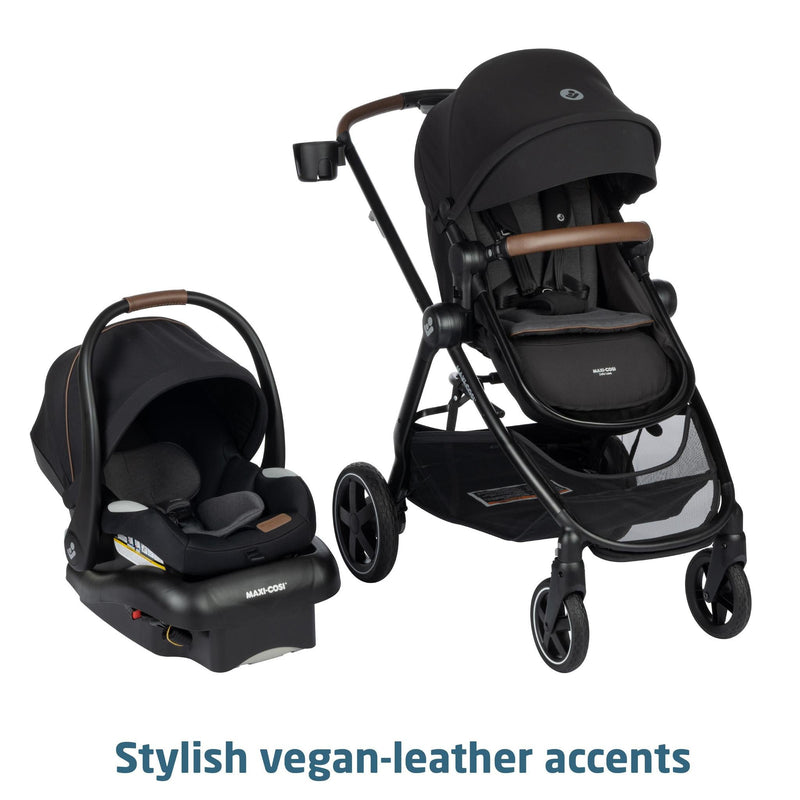 Maxi Cosi Zelia™² Luxe 5-in-1 Modular Travel System - New Hope Black