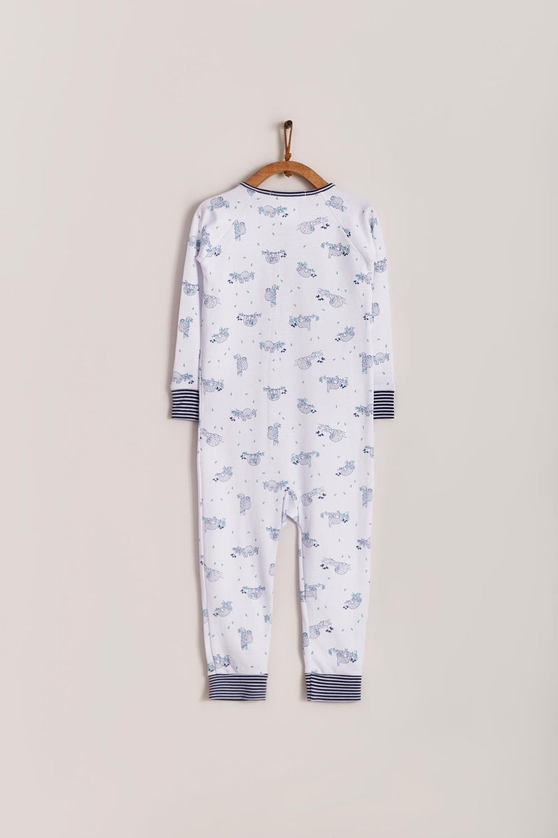 Babycottons Naptime Lix Snug Fit Pajama Blue