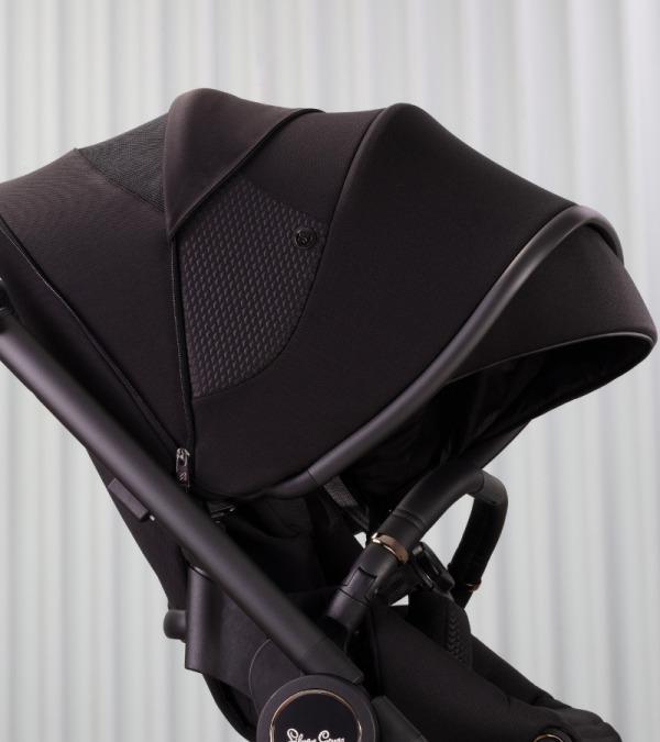 Silver Cross Dune + Bassinet Bundle Black & Grey