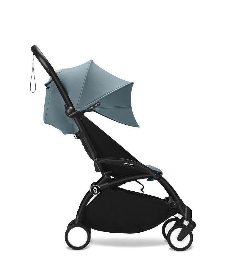 Stokke YOYO³ Stroller - Aqua On Black