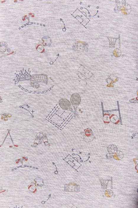 Babycottons Sports Footed Pajama