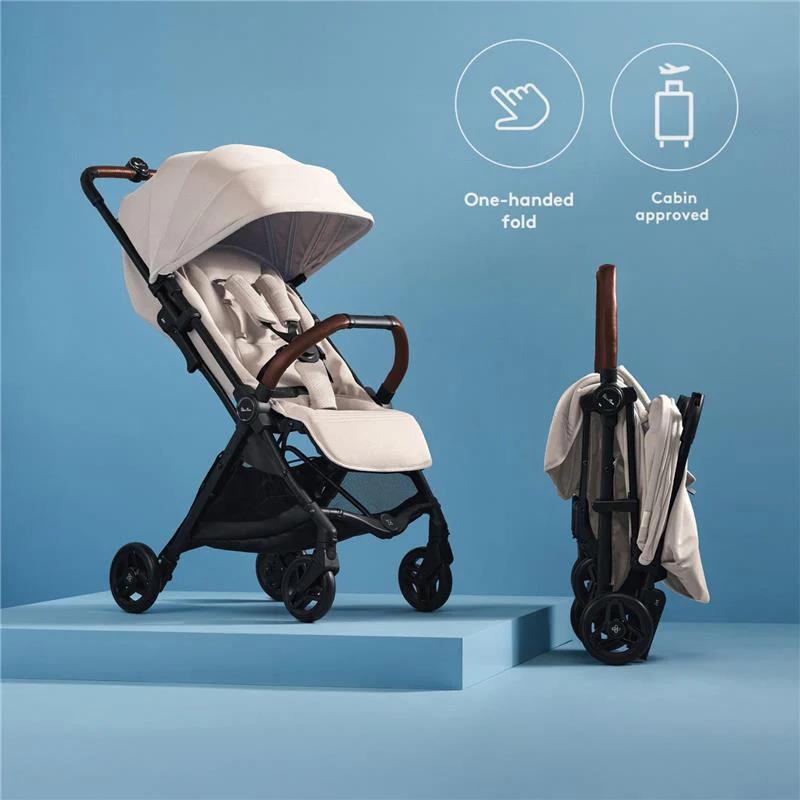 Silver Cross Jet 5 Compact Stroller - Almond White