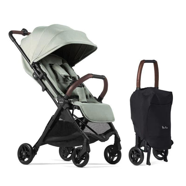 Silver Cross Jet 5 Compact Stroller - Sage Green