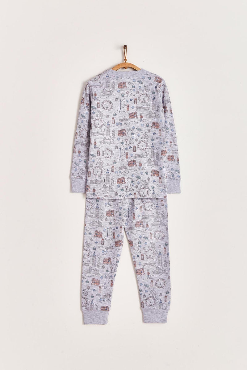 Babycottons London Snug Fit Long Pajama Set