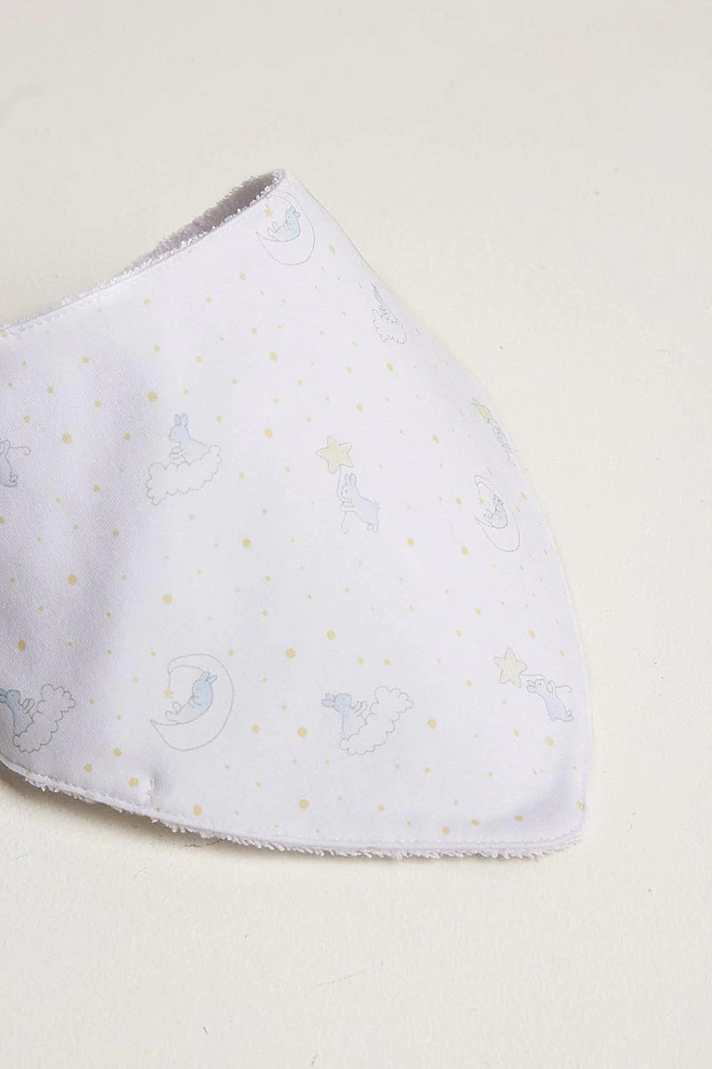 Babycottons Dreams Bandana Bib - Light Blue